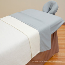 Atacado Massagem Microfibra Branco Uso Dupont Anti Stain Bed Sheet